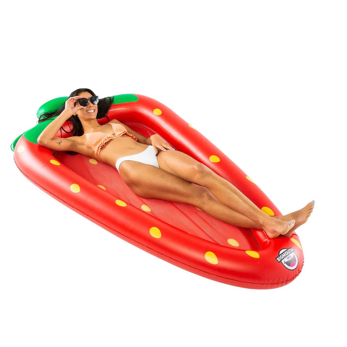BigMouth Strawberry Mesh Hammock Float