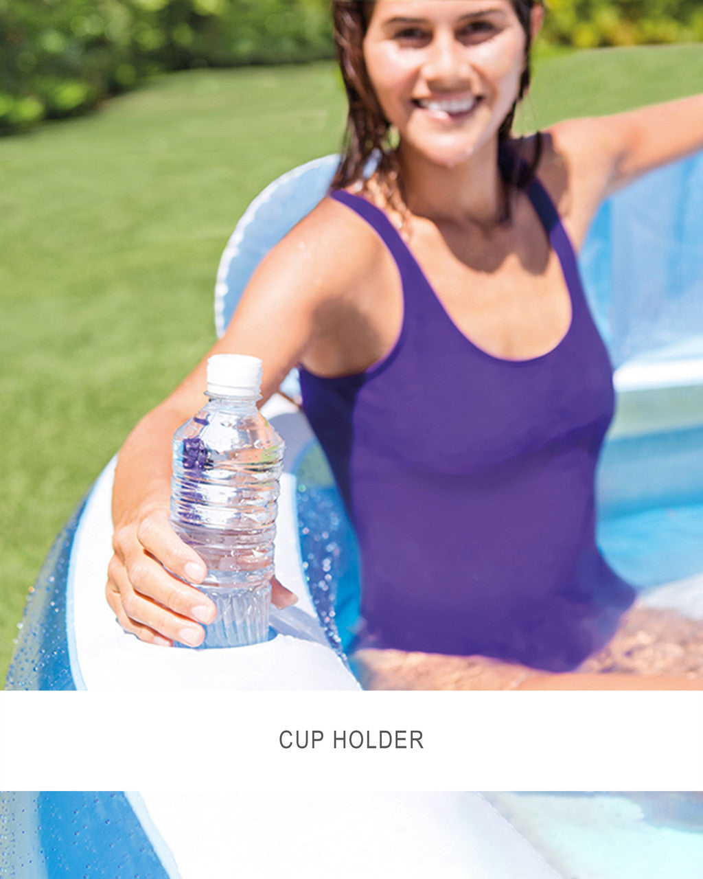 Intex Swim Center Round Inflatable Family Lounge Pool
