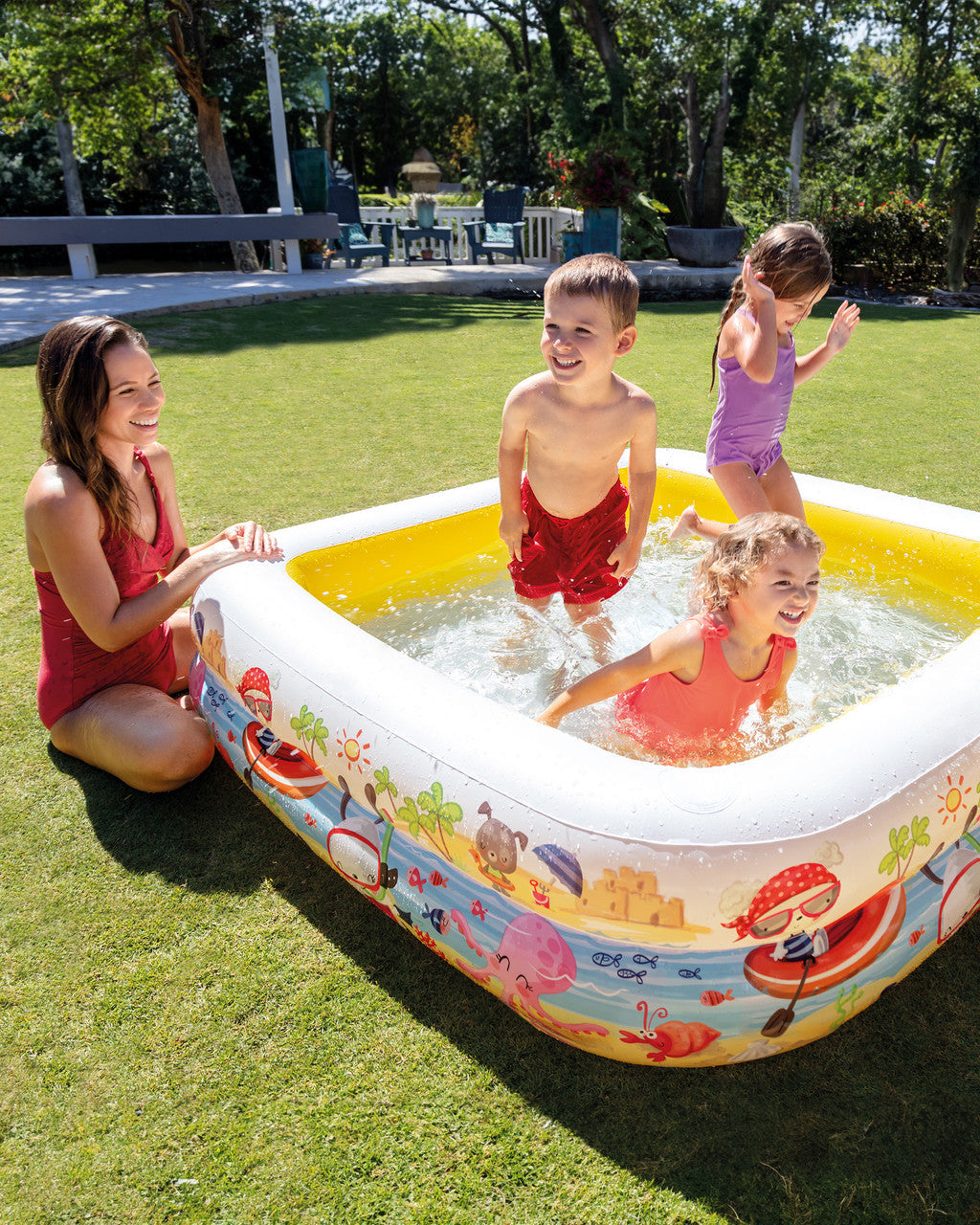 Intex Sun Shade Inflatable Kiddie Pool