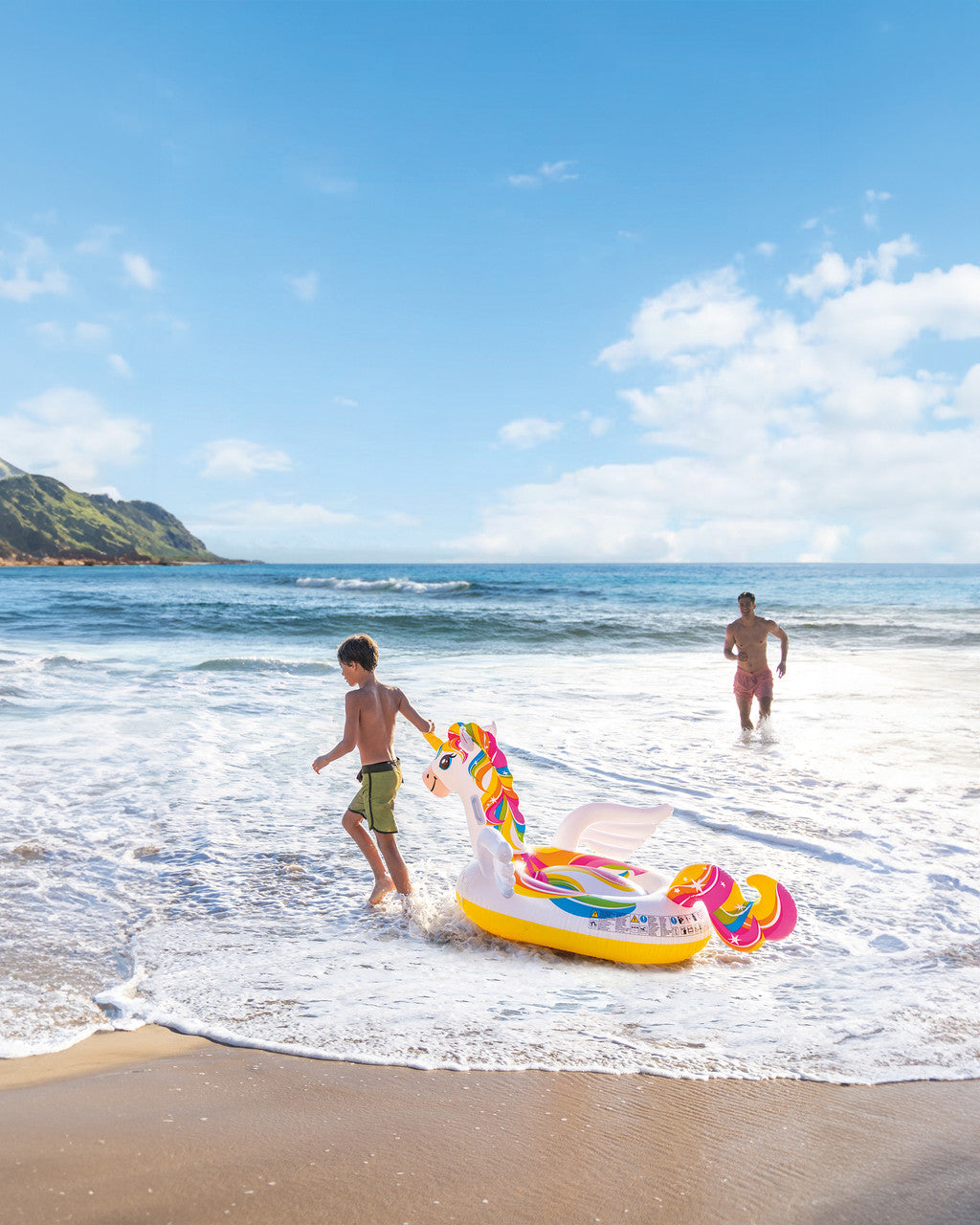 Intex Inflatable Enchanted Unicorn Ride-On
