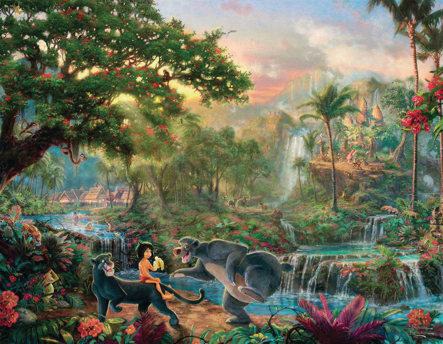 Thomas Kinkade - The Disney Collection Puzzles - 4in1 Multipack - Giftware Canada Collectibles and Decor