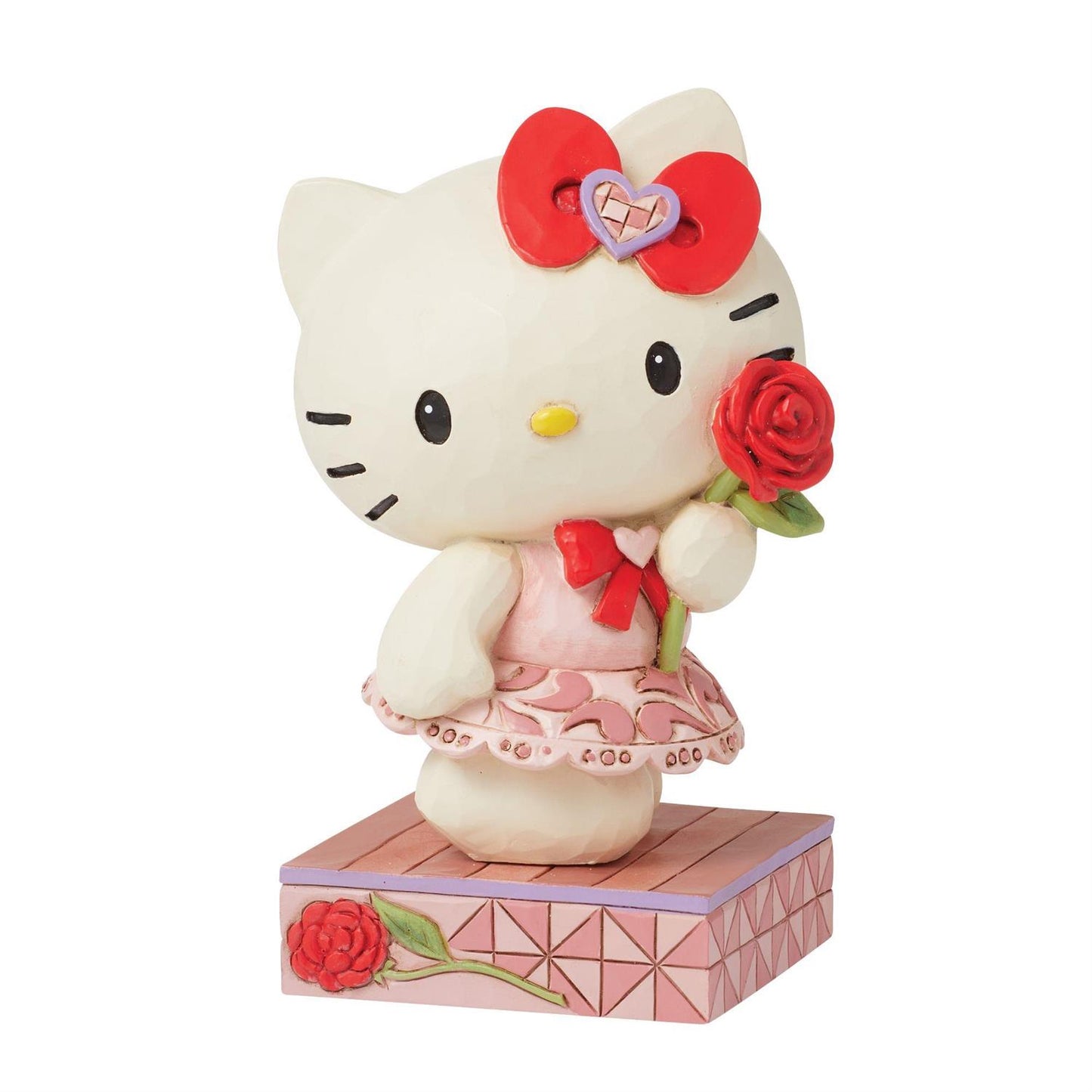 Jim Shore Sanrio - Hello Kitty Rose Figurine