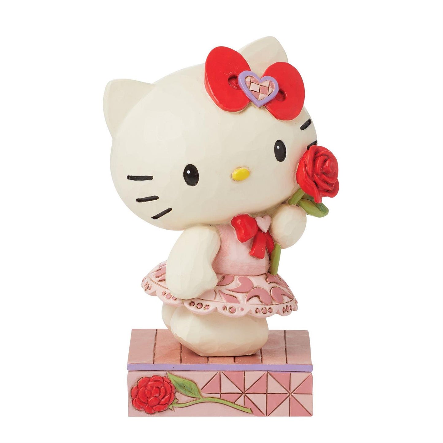 Jim Shore Sanrio - Hello Kitty Rose Figurine