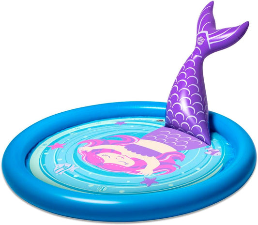 BigMouth Inflatable Mermaid Splash Pad Sprinkler