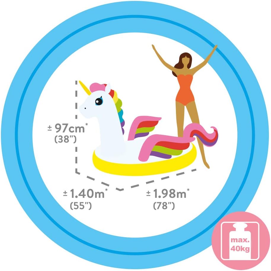 Intex Inflatable Enchanted Unicorn Ride-On