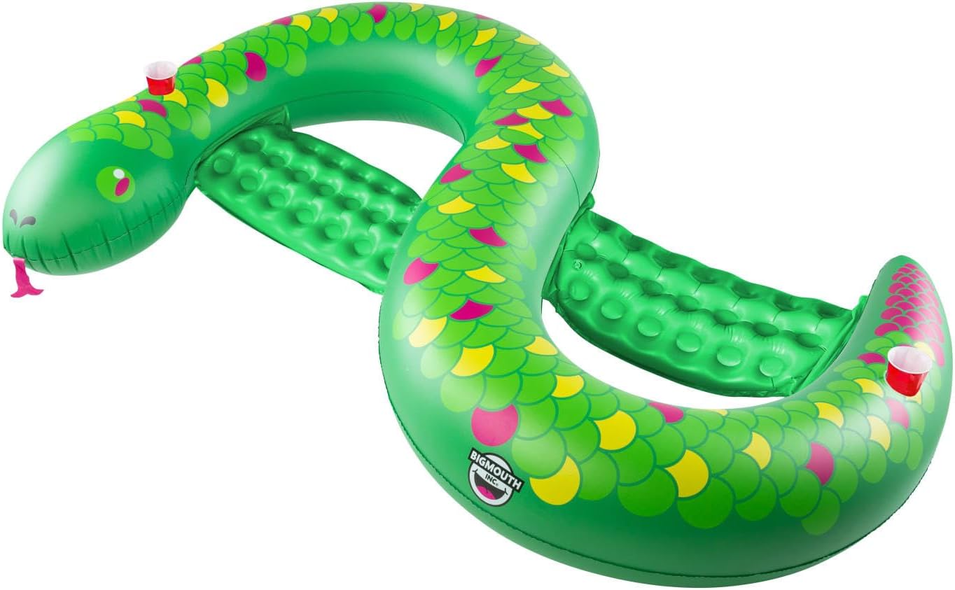BigMouth Double Snake Inflatable Pool Float