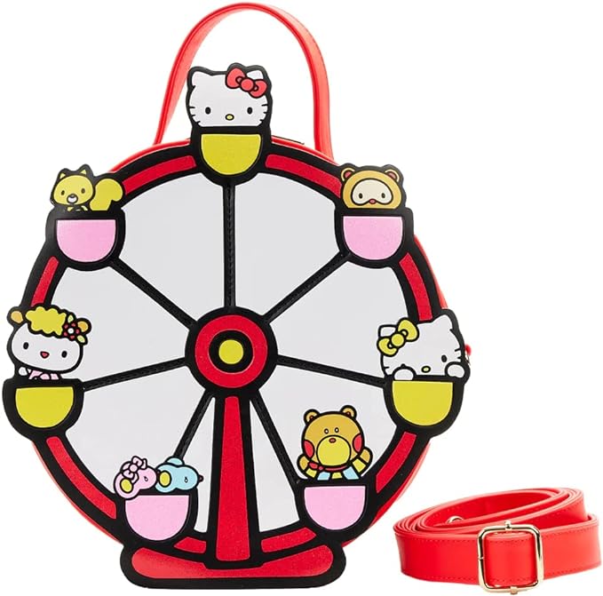 Hello kitty store bag with wheels