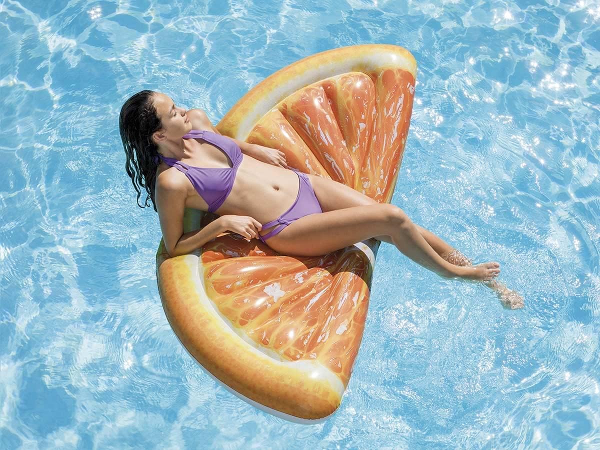 Intex Inflatable Orange Slice Pool Float