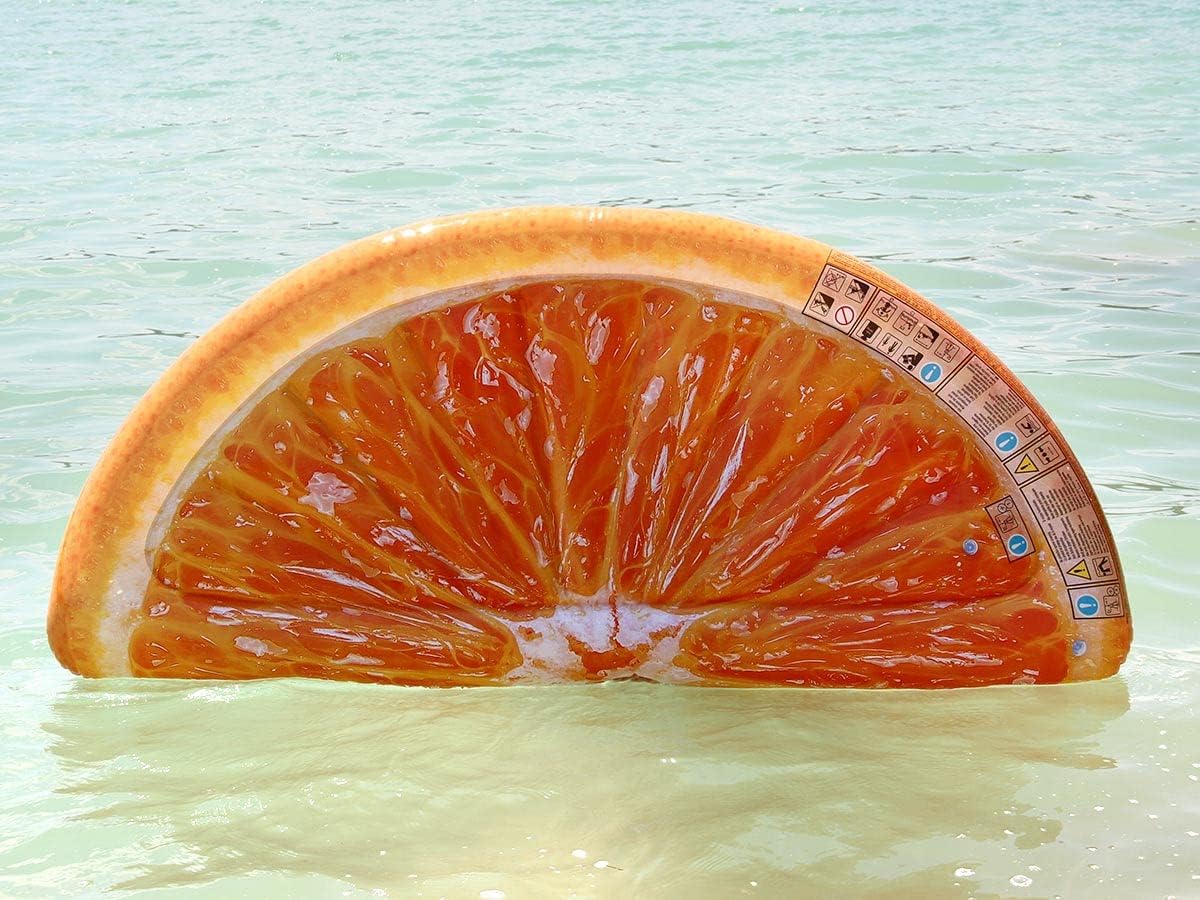 Intex Inflatable Orange Slice Pool Float