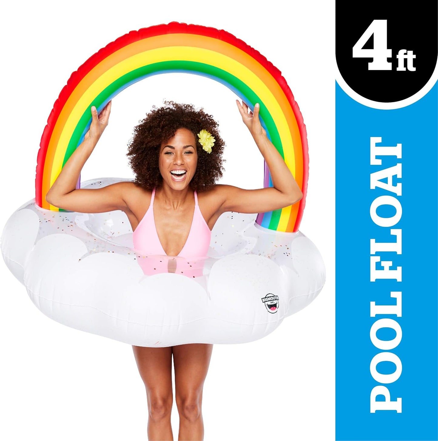 BigMouth Giant Rainbow Inflatable Pool Float