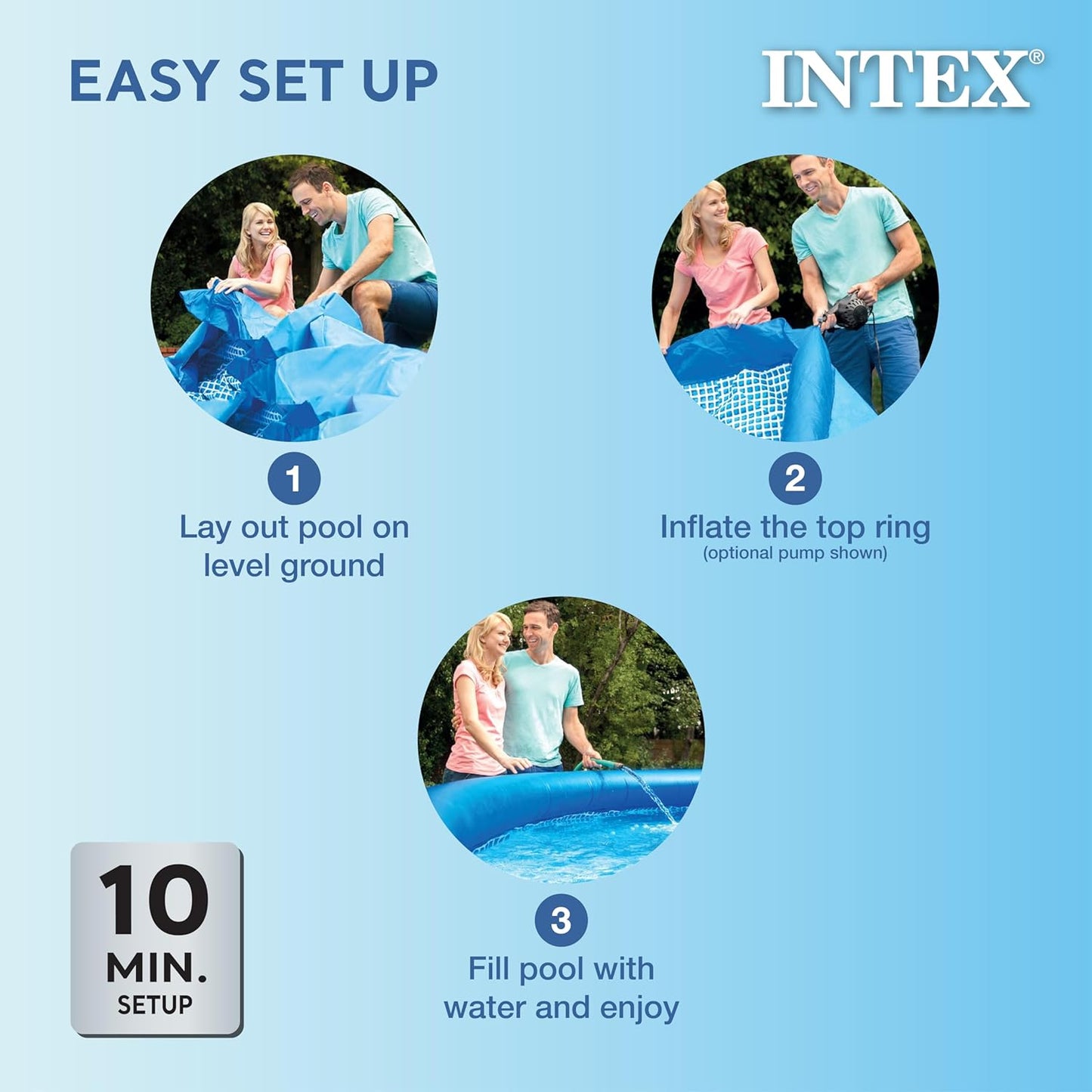 Intex Easy Set® 10' x 30" Inflatable Pool w/ Filter Pump