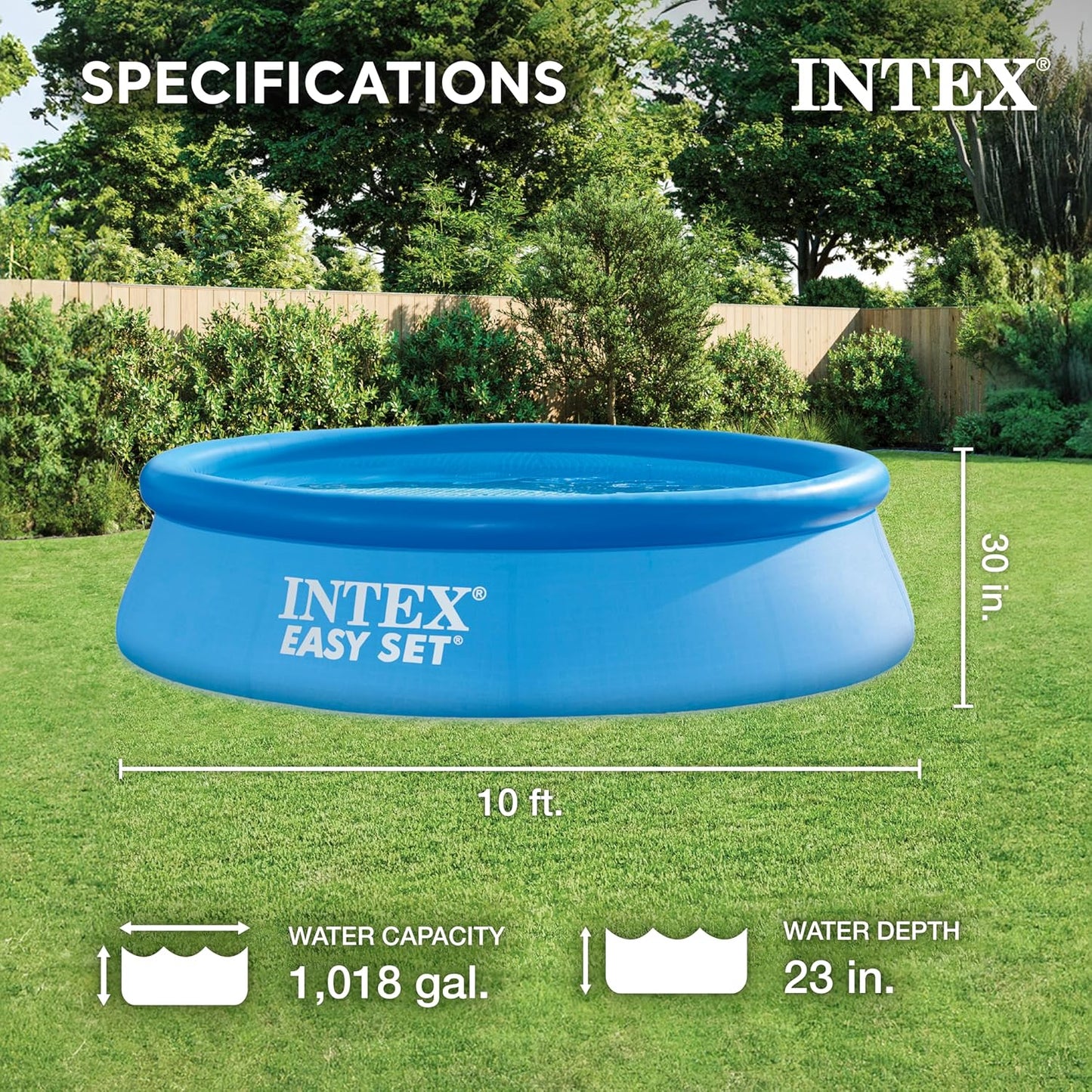 Intex Easy Set® 10' x 30" Inflatable Pool w/ Filter Pump