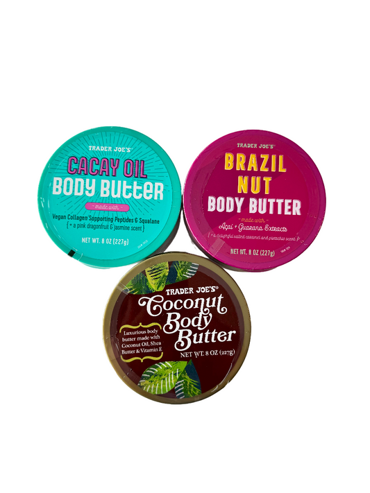 Trader Joe's Body Butter Set (Brazil Nut, Cacay Oil and Coconut)