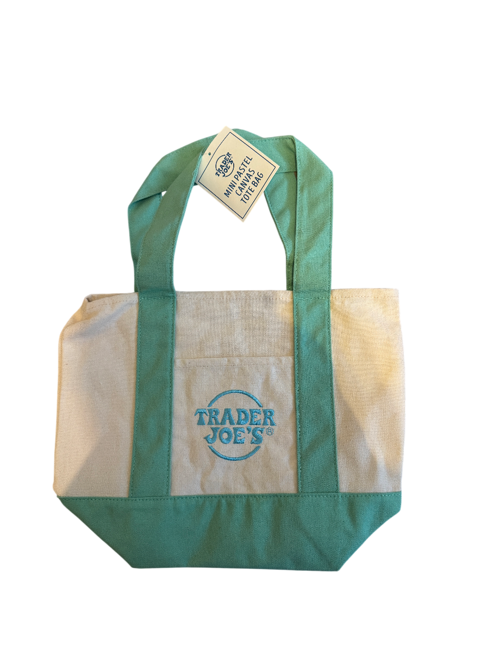 Trader Joe's Authentic Limited Edition Spring/Easter Mini Tote Bag Set (Pack of 3)