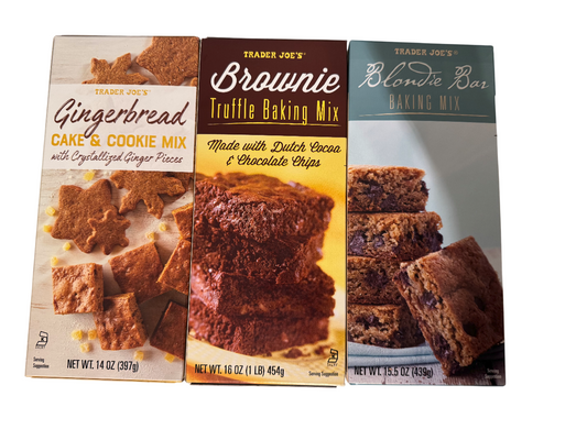 Trader Joe's Baking Mix Set (Contains 3 Mixes)