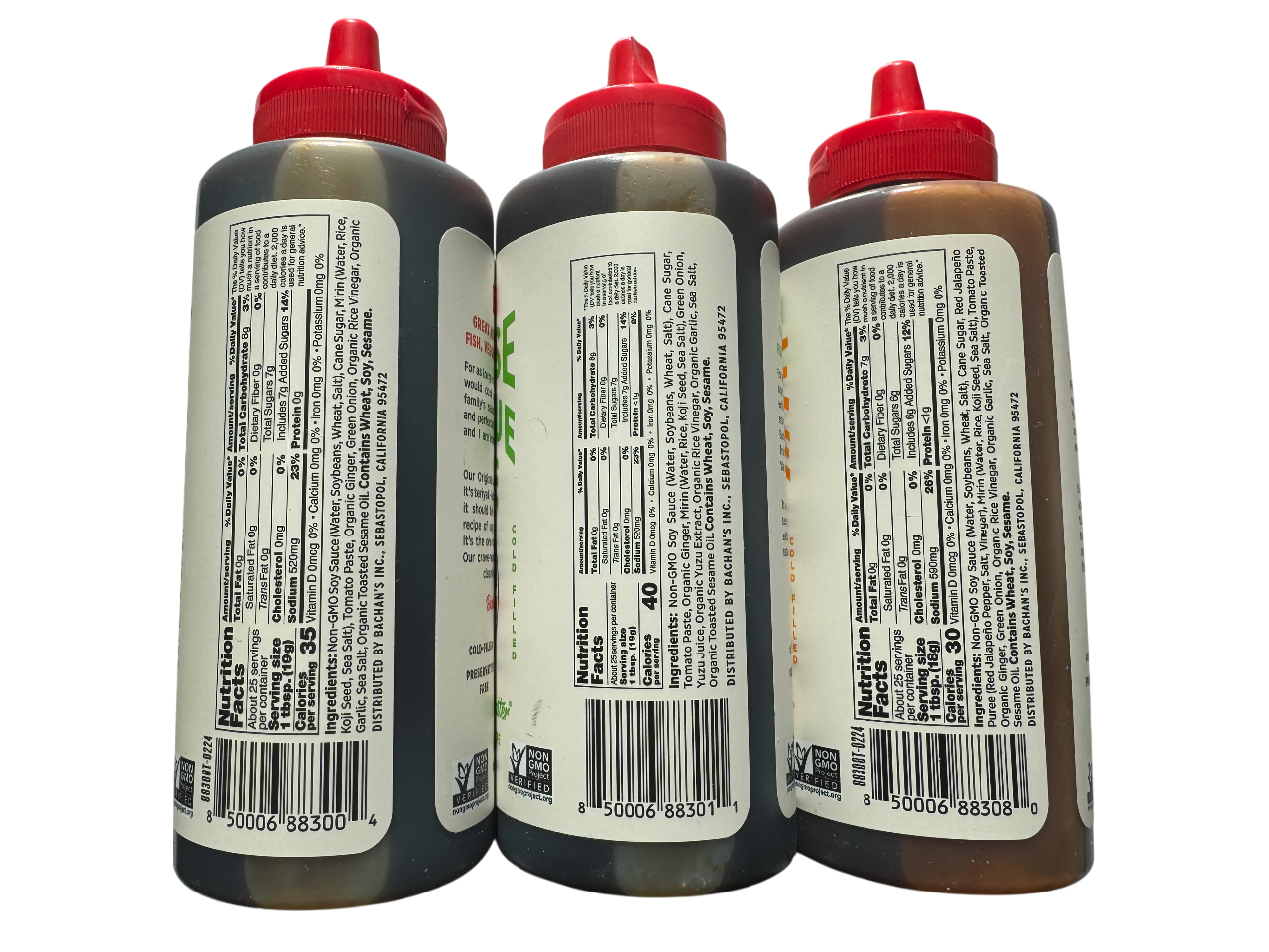 Bachan's Japanese Barbecue Sauce Combo (Original, Yuzu & Hot and Spicy)