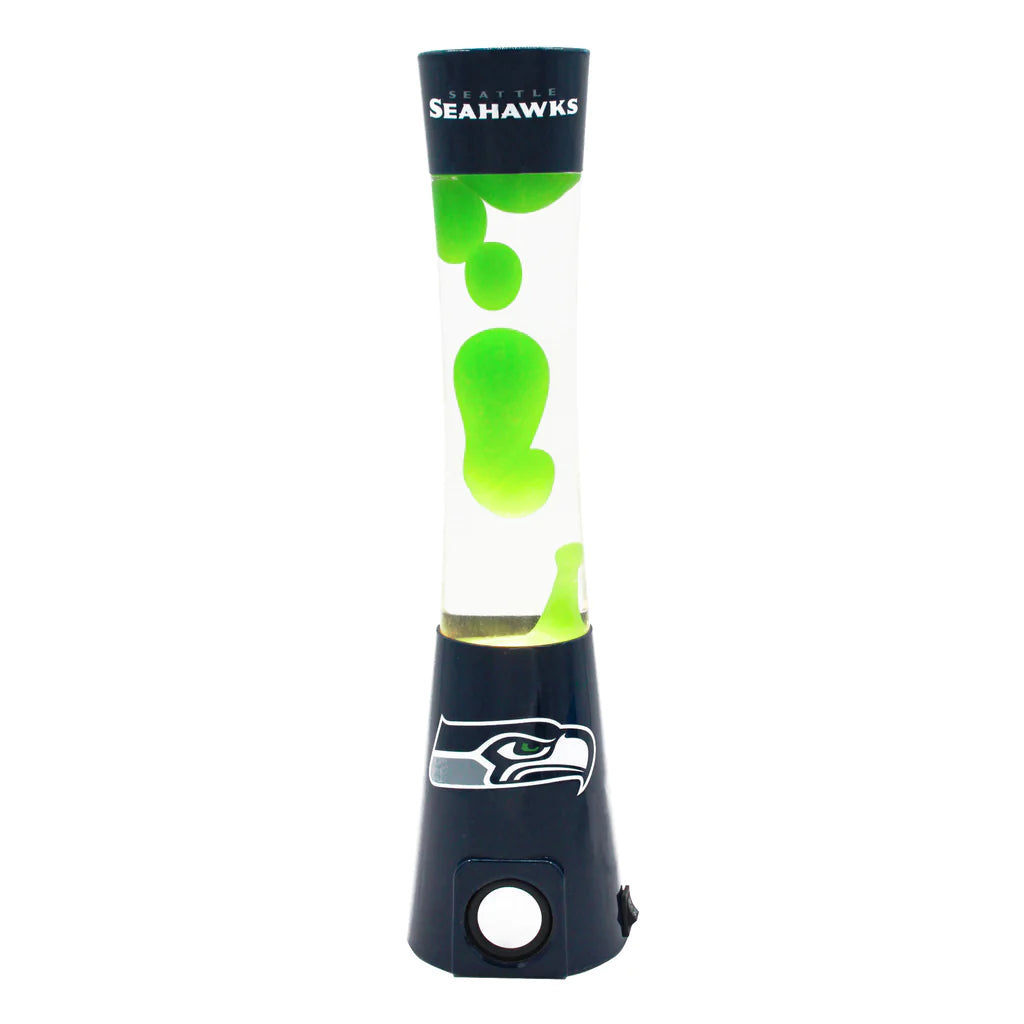Seattle Seahawks Magma / Lava Lamp with Bluetooth Speaker - Giftware Canada Collectibles and Decor