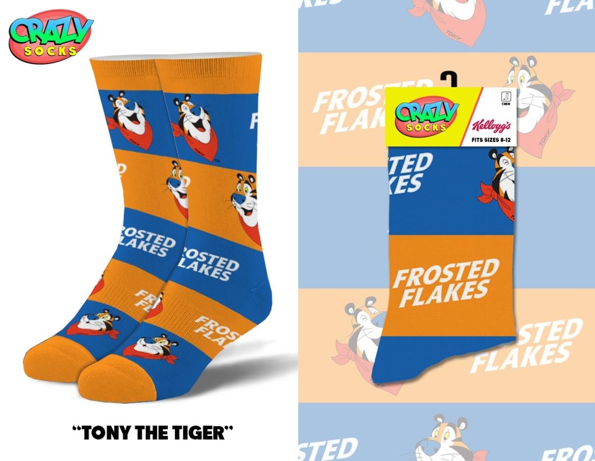 Crazy Socks - Kellogg's Breakfast Bundle (5 Pairs of Socks) - Giftware Canada Collectibles and Decor