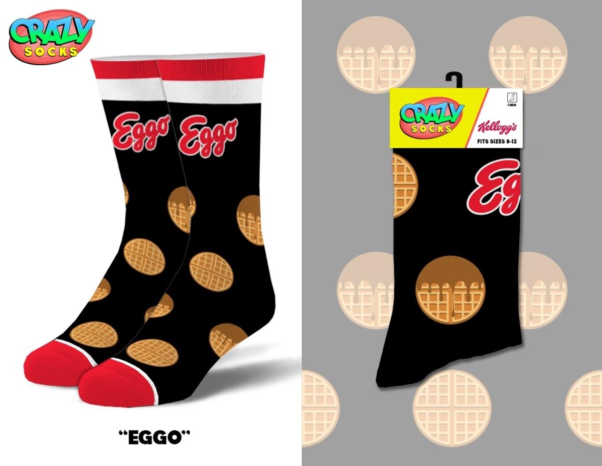 Crazy Socks - Kellogg's Breakfast Bundle (5 Pairs of Socks) - Giftware Canada Collectibles and Decor