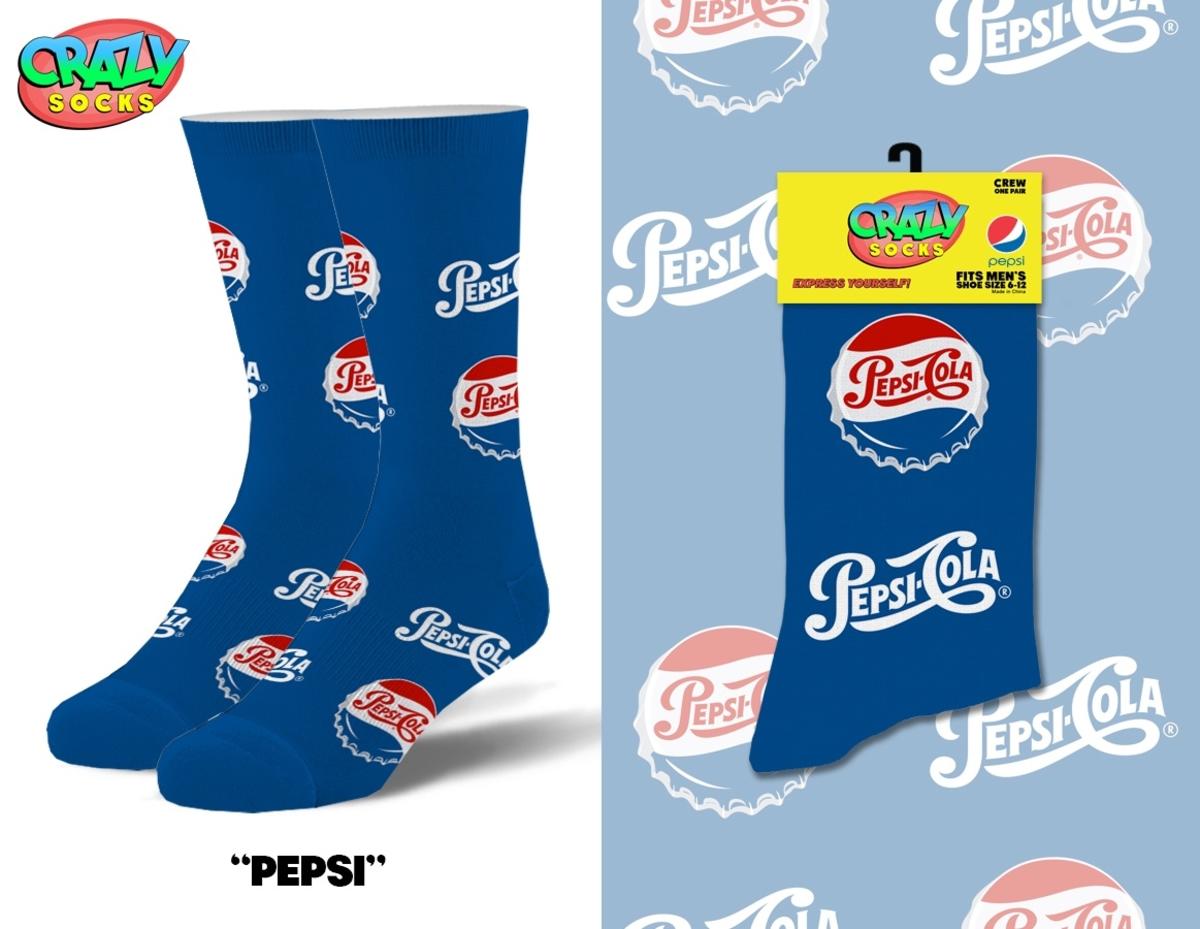 Crazy Socks - Soda Pop Bundle (5 Pairs of Socks) - Giftware Canada Collectibles and Decor