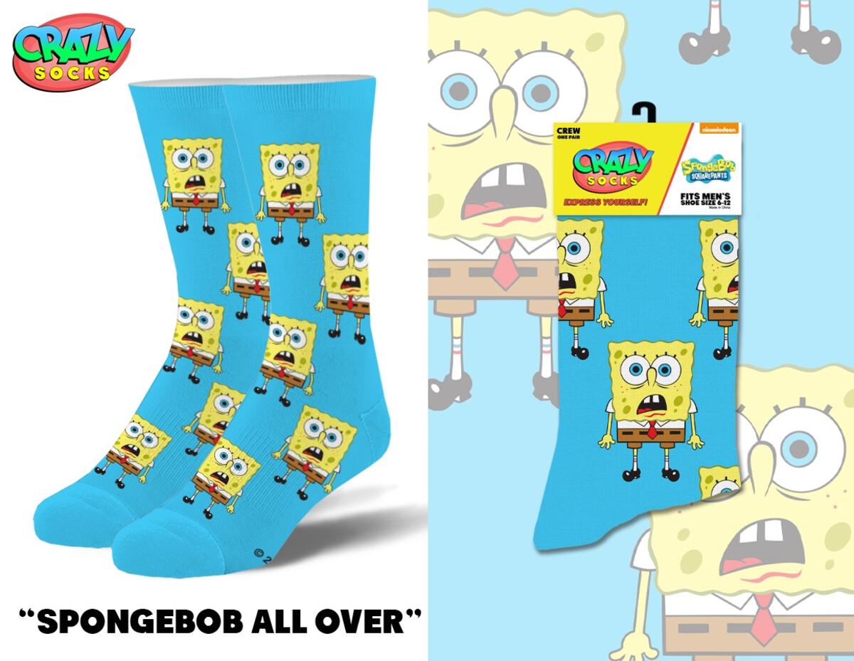 Crazy Socks - Cartoon Bundle (5 Pairs of Socks) - Giftware Canada Collectibles and Decor