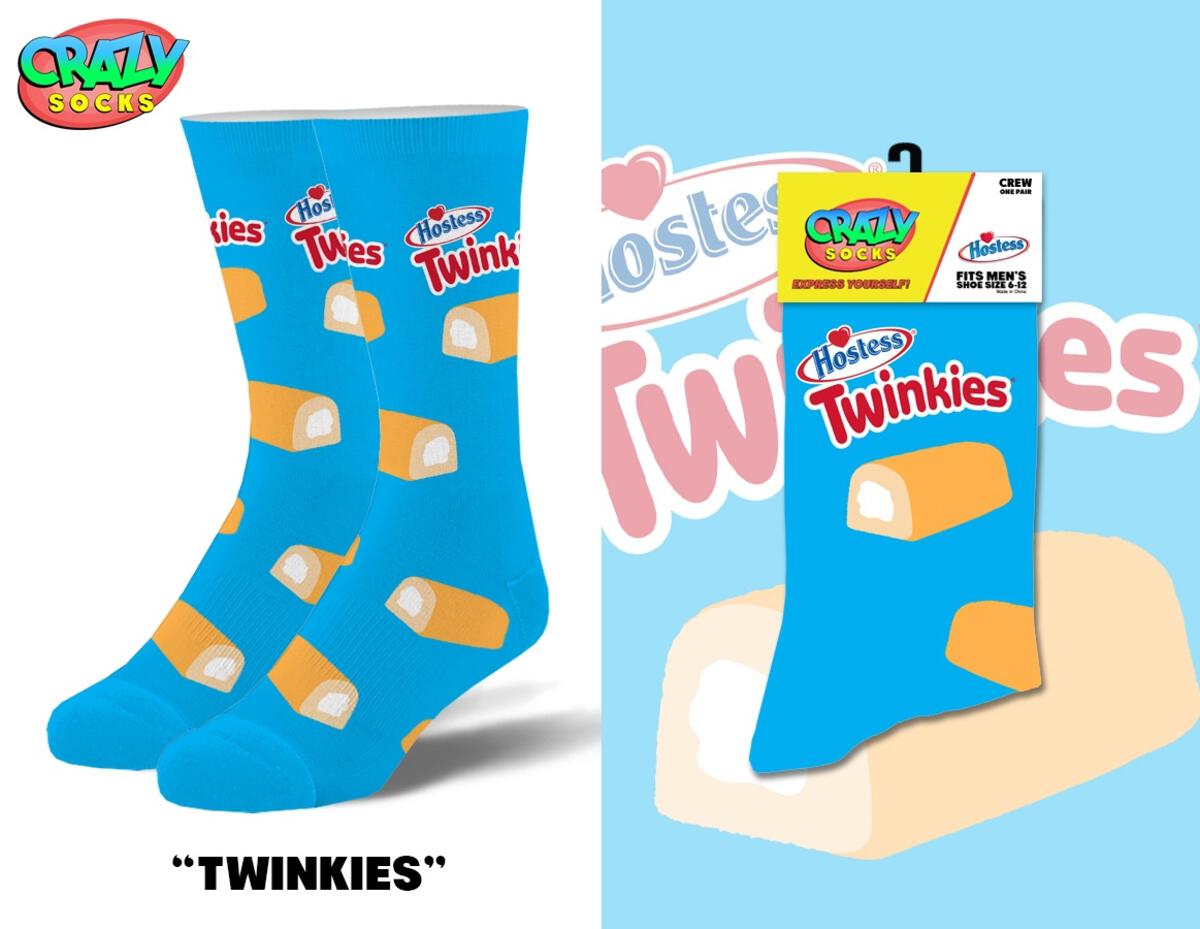 Crazy Socks - Snack Food Bundle (5 Pairs of Socks) - Giftware Canada Collectibles and Decor