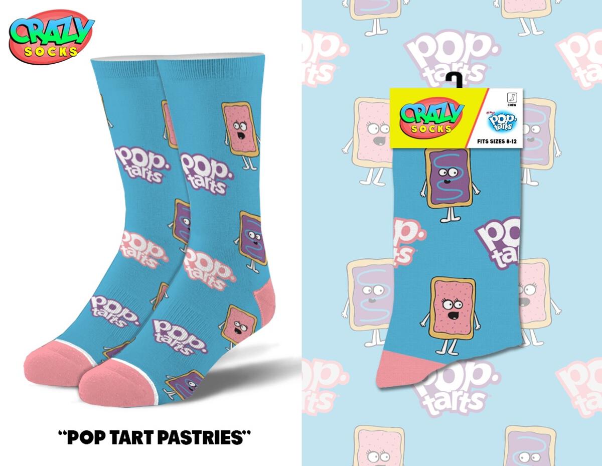 Crazy Socks - Kellogg's Breakfast Bundle (5 Pairs of Socks) - Giftware Canada Collectibles and Decor