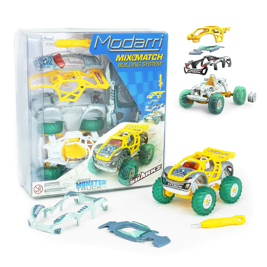 Modarri Turbo Monster Truck - Team Sharkz - Giftware Canada Collectibles and Decor
