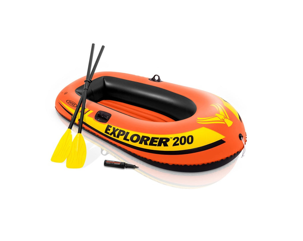 Intex Explorer 200 Inflatable Boat Set - 2 Person