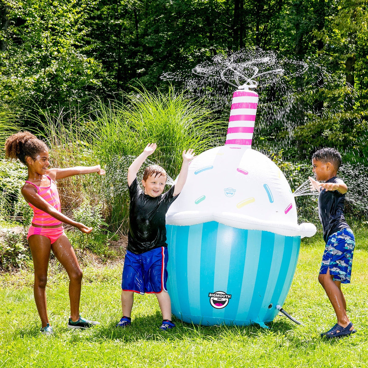 Cupcake Inflatable BigMouth Inflatable Giant Cupcake Yard Sprinkler – Giftware Canada ...