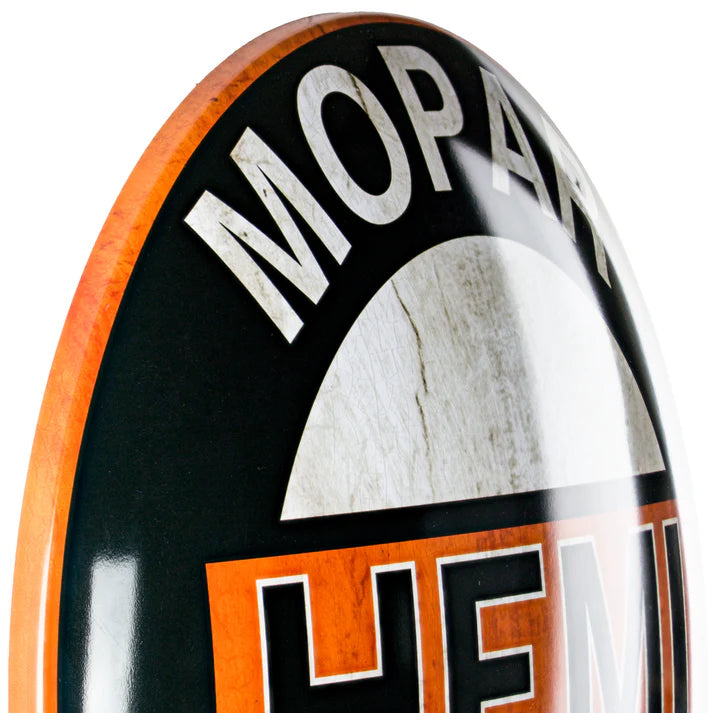 Mopar Hemi Garage Domed Metal Sign