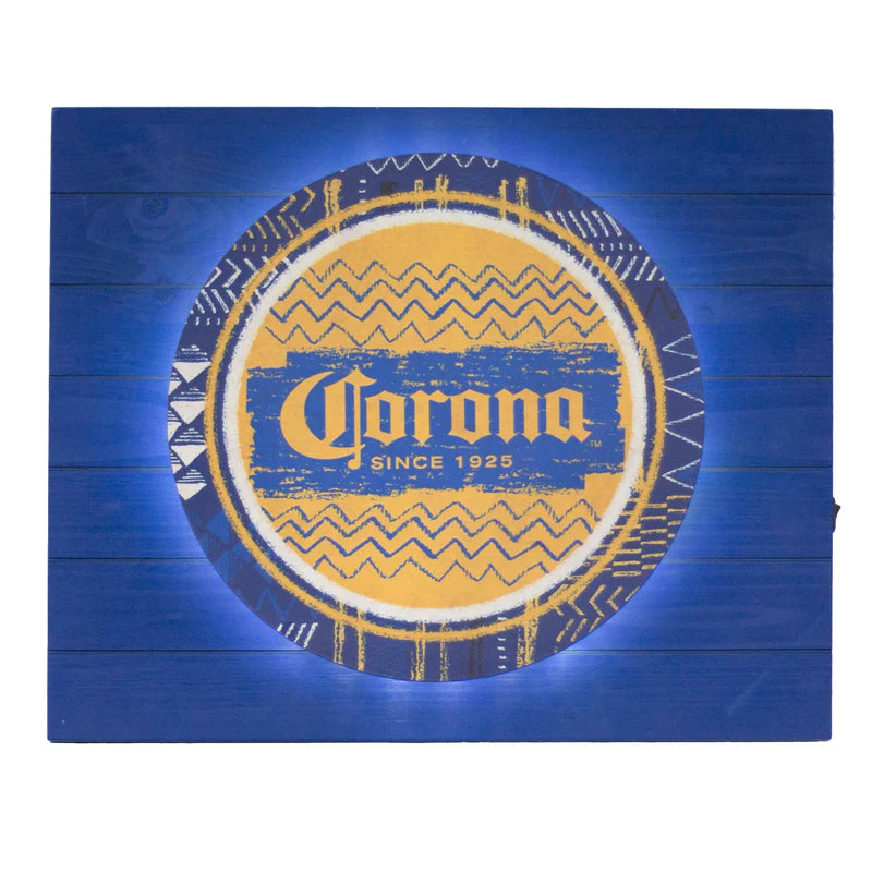 Corona Beer Metal Backlit LED Sign - Giftware Canada Collectibles and Decor