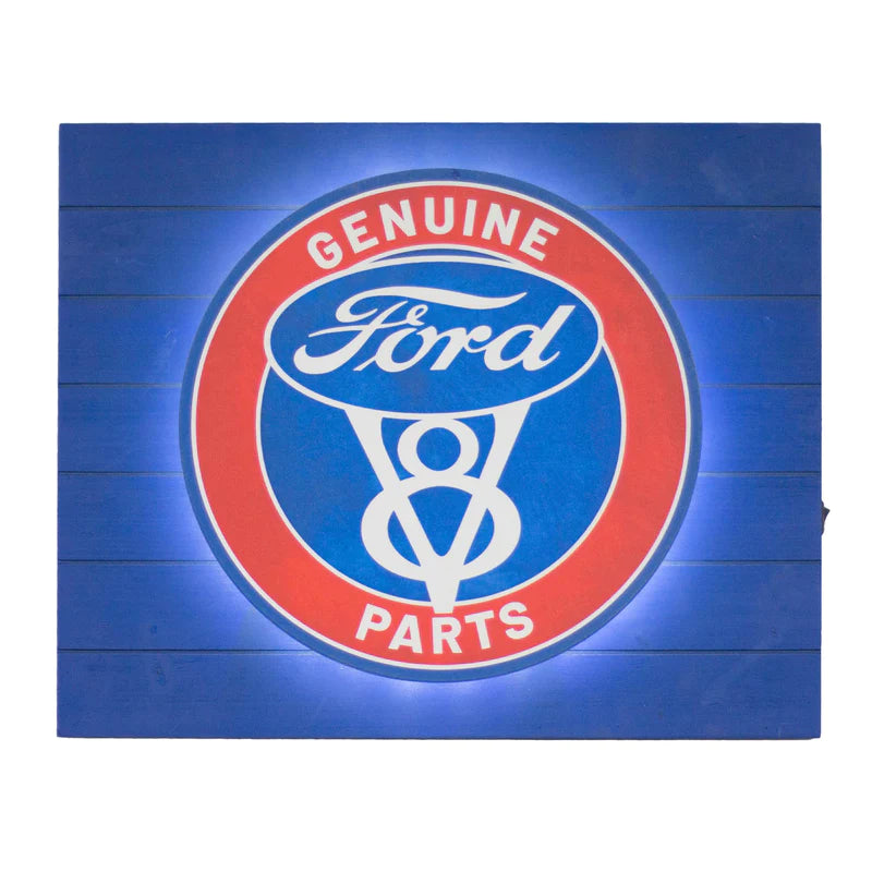 Vintage Ford Metal Backlit LED Sign - Giftware Canada Collectibles and Decor