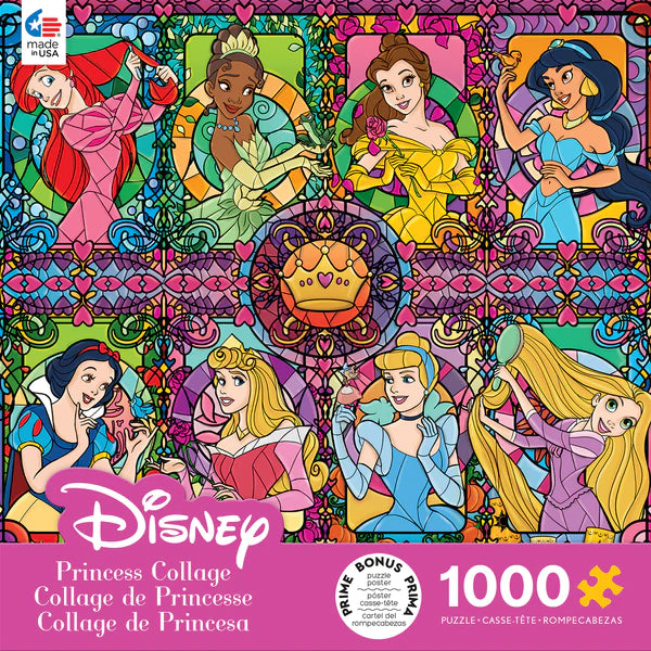 Ceaco - Disney Princess Collage 1000pc Fine Art Puzzle - Giftware Canada Collectibles and Decor