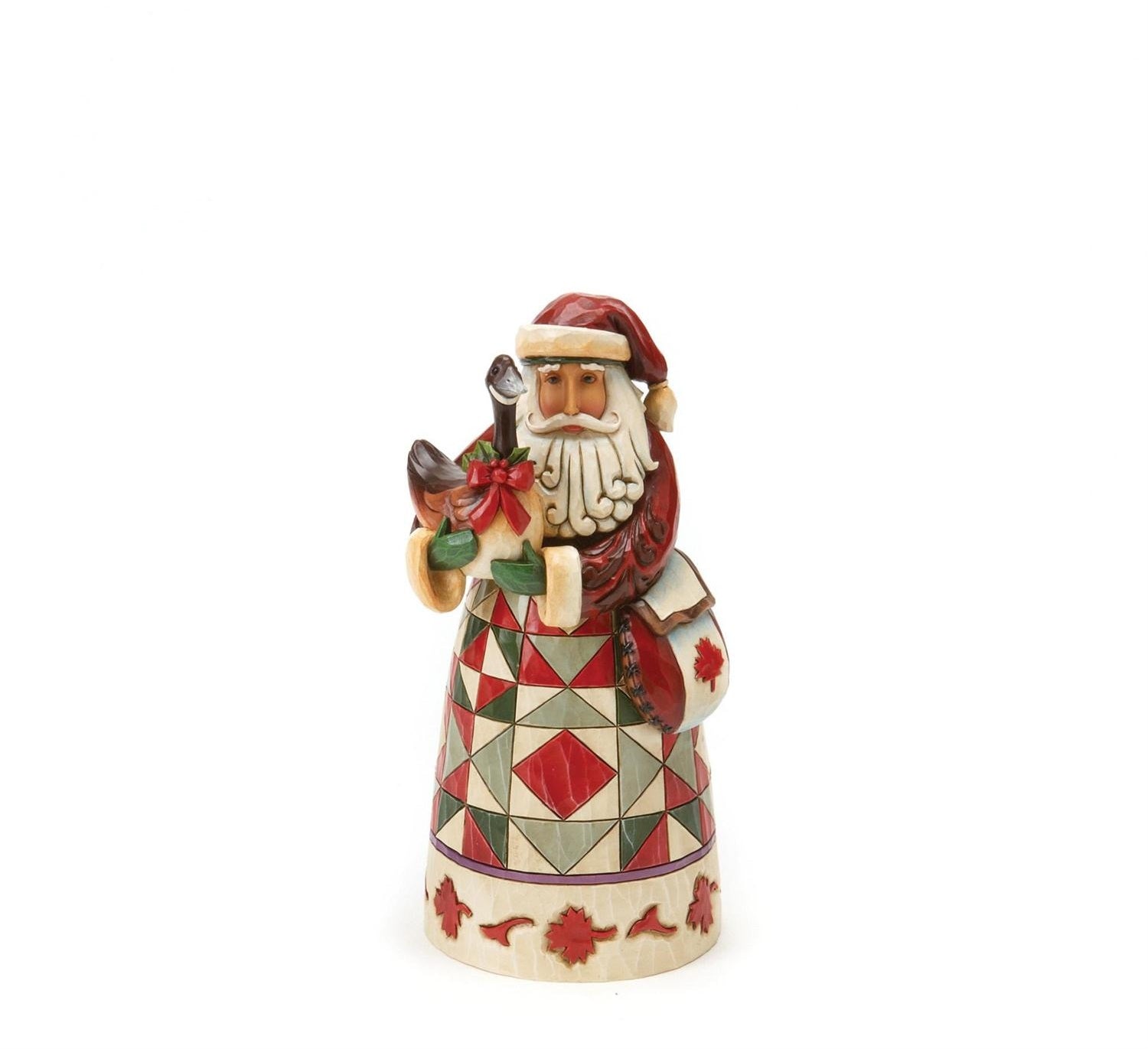 Jim Shore Heartwood Creek - Canadian Santa Figurine - Giftware Canada Collectibles and Decor