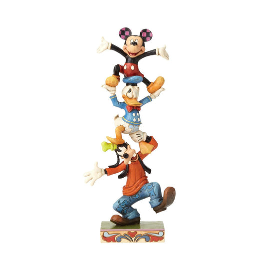 Disney Traditions By Jim Shore - Goofy, Donald and Mickey Teetering Tower - Giftware Canada Collectibles and Decor