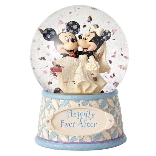 Disney Traditions by Jim Shore - Mickey and Minnie Wedding Waterball