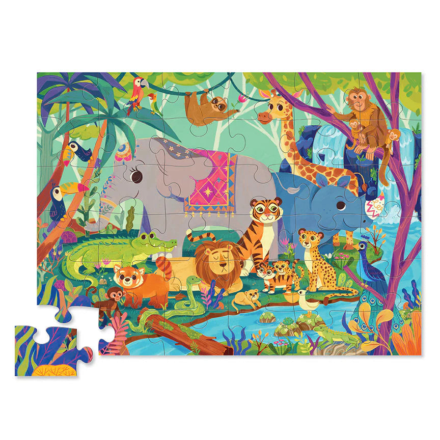 Crocodile Creek 36pc In the Jungle Floor Puzzle