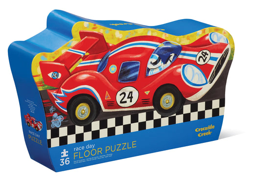 Crocodile Creek Race Day 36pc Floor Puzzle - Giftware Canada Collectibles and Decor