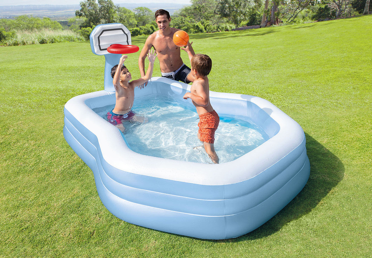 Intex Sport Set Swim Center® Shootin' Hoops Inflatable Family Pool