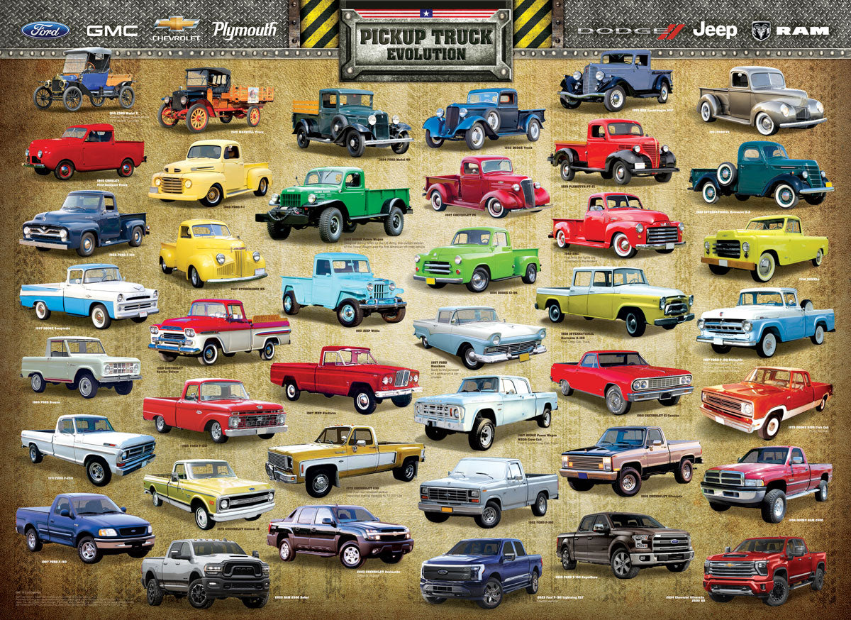 Eurographics - Pickup Truck Evolution 1000pc Puzzle