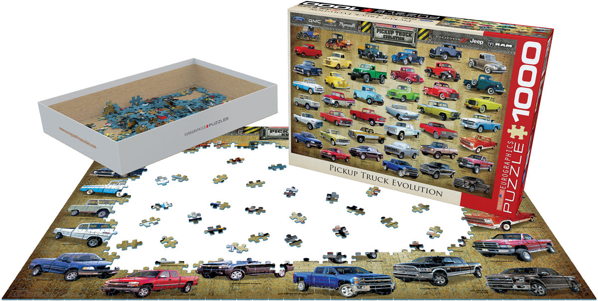 Eurographics - Pickup Truck Evolution 1000pc Puzzle