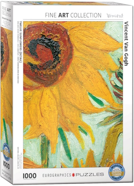 Eurographics - Vincent Van Gogh Twelve Sunflowers 1000pc Puzzle - Giftware Canada Collectibles and Decor