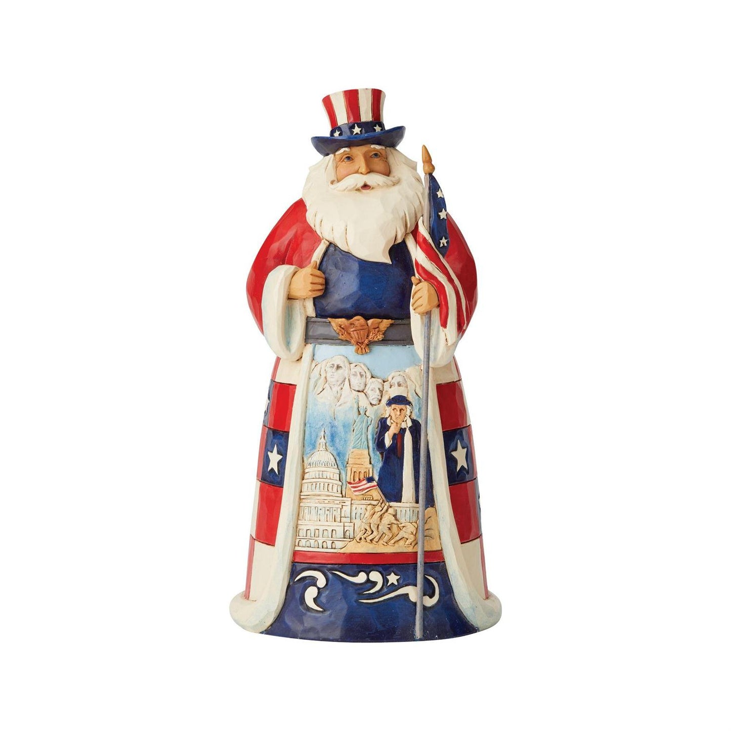 Jim Shore Heartwood Creek - American Santa Figurine