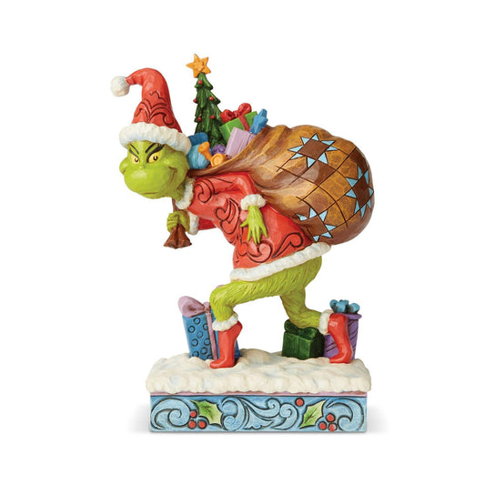Jim Shore - Grinch Tip Toeing - Giftware Canada Collectibles and Decor