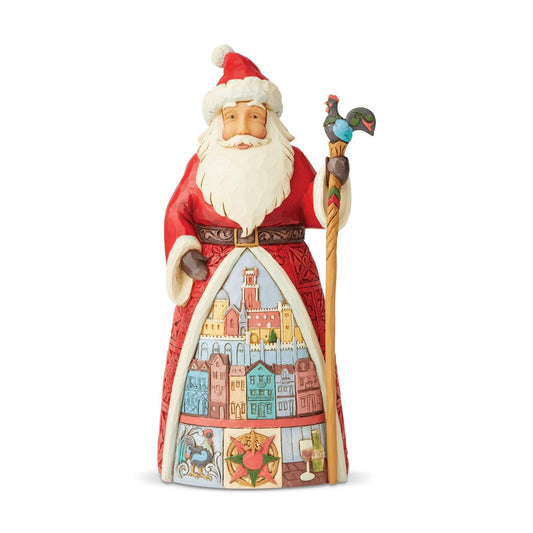 Jim Shore Heartwood Creek - Portuguese Santa Figurine - Giftware Canada Collectibles and Decor