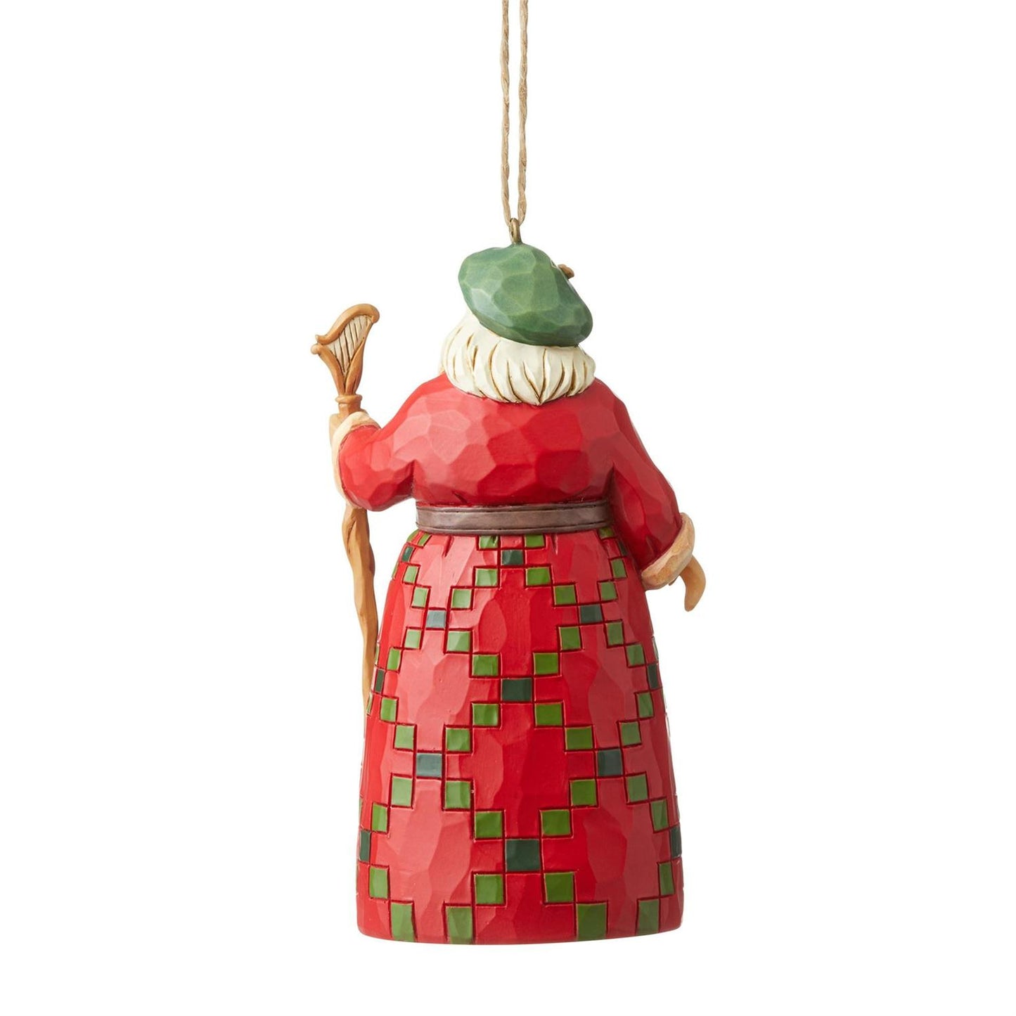 Jim Shore Heartwood Creek - Irish Santa Ornament