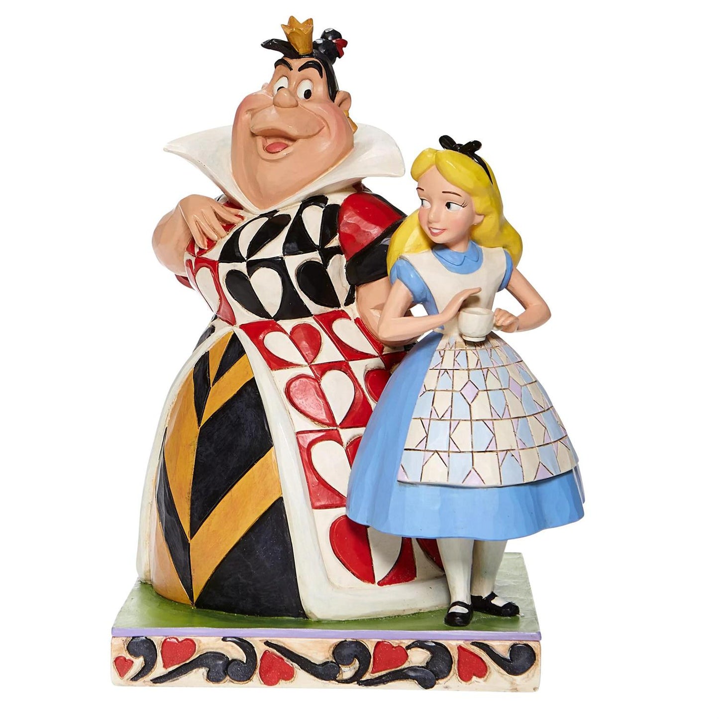 Disney Traditions Alice in Wonderland - Alice & Queen of Hearts