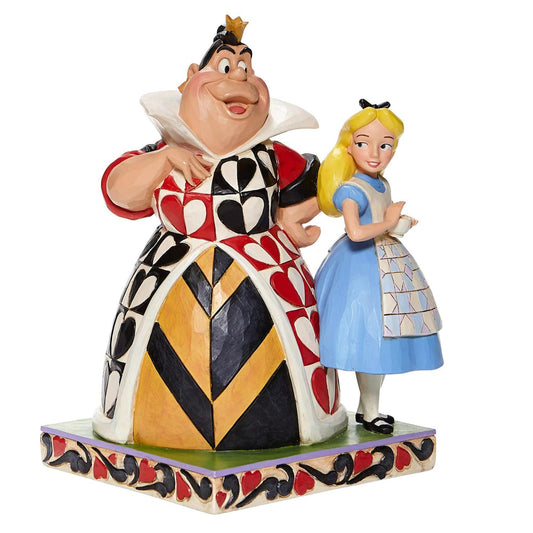 Disney Traditions Alice in Wonderland - Alice & Queen of Hearts