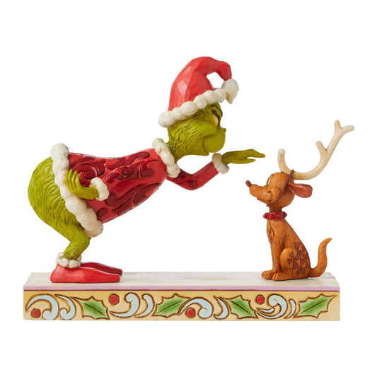 Jim Shore - Grinch Petting Max - Giftware Canada Collectibles and Decor